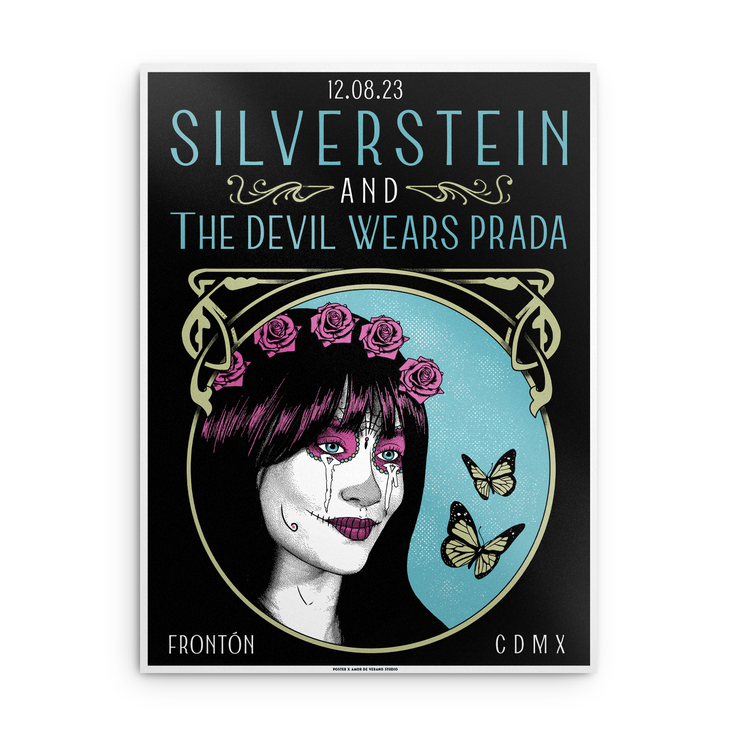 SILVERSTEIN x TDWP CDMX SHOW 2023 POSTER